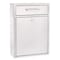 Adiroffice Large Steel Drop Box Wall-Mount Locking Mailbox, White ADI631-04-WHI-MK - alternate 10